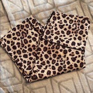 Animal print leggings